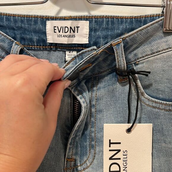 NWT EVIDNT Los Angeles Track Trim Slim Denim Jeans - Size 27 - Picture 3 of 5